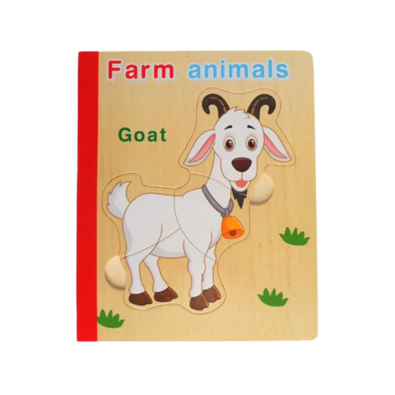 کتاب پازل چوبی ۶ عددی
