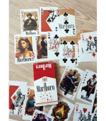 قیمت ورق بازی مارلبرو - پشت جعبه کارت بازی Playing Card Marlboro با لوگوی کلاسیک - نیکو بازی