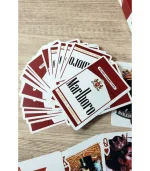 قیمت کارت بازی Marlboro - طراحی پشت ورق مارلبرو قرمز با طرح شناخته شده و کلکسیونی